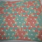 XL Green & Peach Hot Pad