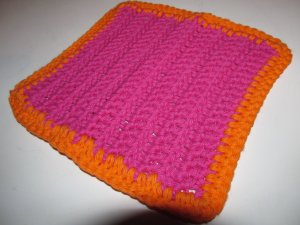 Pink & Orange Hot Pad