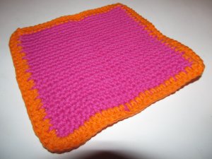 Pink & Orange Hot Pad