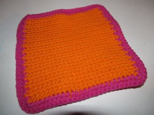 Pink & Orange Hot Pad