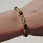 Metal Bead Hemp Macrame Bracelet 177-178