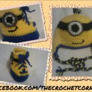 "Despicable Me"Inspired Character Hat & High-Top Booties