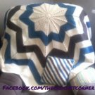 Round Ripple Afghan & Pillow