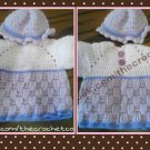 Basketweave Dress & Hat