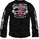 T-Shirt Devil Motor Black Size M