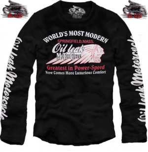 T-Shirt Oil Leak LS 01 M