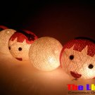  Set of 20 PCs. Dall and Color Thread Balls String Light for party and Christmas
