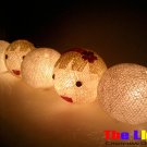  Set of 20 PCs. Dall and Color Thread Balls String Light for party and Christmas