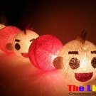  Set of 20 PCs. Dall and Color Thread Balls String Light for party and Christmas