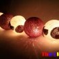  Set of 20 PCs. Dall and Color Thread Balls String Light for party and Christmas