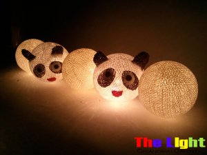  Set of 20 PCs. Dall and Color Thread Balls String Light for party and Christmas