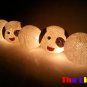  Set of 20 PCs. Dall and Color Thread Balls String Light for party and Christmas