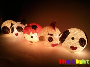  Set of 20 PCs. Dall Thread Balls String Light for party and Christmas