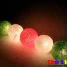 ping Set of 20 PCs. Multicolor Thread Balls String Light for party and Christmas