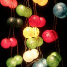 ping Set of 20 PCs. Multi-Color Thread Balls String Light for party and Christmas