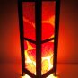 15" High Orchid Leaf Mulberry Paper Lantern Lamp Light