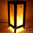 11" High White Nature Mulberry Paper Lantern Lamp Light