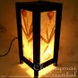 11"High Bamboo Flower Mulberry Paper Lantern Lamp Light