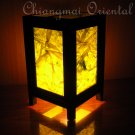 8" High Green Nature Mulberry Paper Lantern Lamp Light