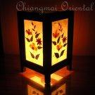 8" High Flower Decor Mulberry Paper Lantern Lamp Light