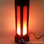Pink Wooden Box Thread Table Lantern with Lamp & wire
