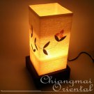 Cream Modern Thread Table Lantern with Lamp light &wire