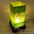 Green Modern Thread Table Lantern with Lamp light &wire