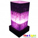 Purple Modern Thread Table Lantern with Lamp light &wire