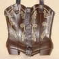 Brown Zipper Side Cowboy Boot Purse (AB#17)