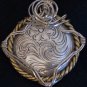 Silver/Gold Concho Pendant (A.C.#11)