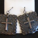 Concho Cross Earrings (A.E. #3)