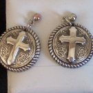Concho Cross Earrings (A.E. #16)