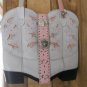White "Cowgirl Tuff" Boot Purse (AB#16)