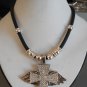 Cross W/Wings Pendant Necklace (AN#28)