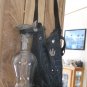 Custom Made! Black with Horseshoe Concho Boot Wine Tote (A.W. #21)