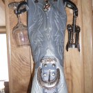 Gray Cowboy Boot Wine Tote (A.W. #23) Custom Made