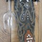 Custom Made! Brown Cowboy Boot Wine Tote (A.W. #16)