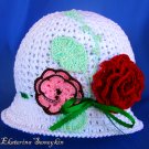 crochet girl hat