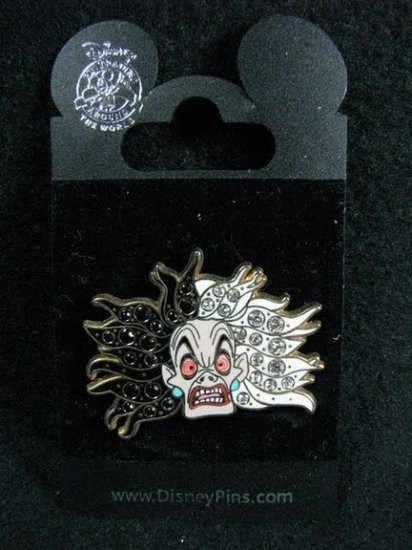 CRUELLA De VIL CLOISONNE PIN NEW