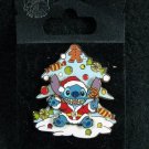 CHRISTMAS LILO and STITCH CLOISONNE PIN NEW