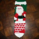 Handcrafted/Hand Made Heritage Knit Christmas Stocking - Santa in Chimney (heel in back) (Item#13) Handcrafted/Hand Made Heritage Knit Christmas Stocking - Santa in Chimney (heel in back) (Item#13)