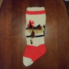 Handcrafted/Hand Made Heritage Knit Christmas Stocking - Western Saddle (Item #54) Handcrafted/Hand Made Heritage Knit Christmas Stocking - Western Saddle (Item #54)