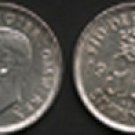 1944 GREAT BRITAIN SIXPENCE Bride's Coin Very Fine
