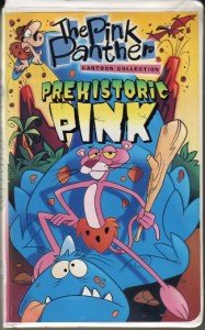 PINK PANTHER CARTOON COLLECTION vhs PREHISTORIC PINK