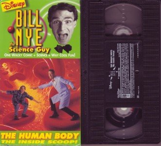 BILL NYE The SCIENCE GUY The HUMAN BODY Rare DISNEY vhs