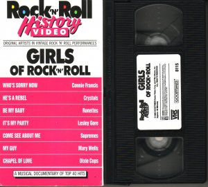 ROCK N ROLL HISTORY VIDEO Rare GIRLS OF ROCK & ROLL Ronettes CRYSTALS Supremes +