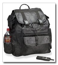 Embassy Italian Stone Design Genuine Leather Backpack