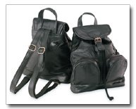 Maxam Italian Stone Design Genuine Leather Backpack/Purse
