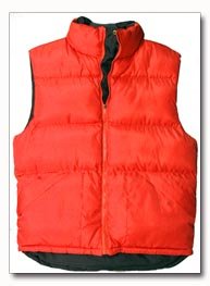 X60 Outerwear Unisex Polyester Red Vest - Large