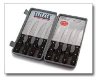 Slitzer 8pc Professional German Style Jumbo Steak Knives